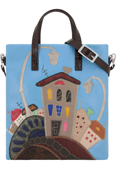 Сумка женская Protege, ДС-220-208 Город №23 тёмно-коричневая рептилия Сумка женская Protege, ДС-220-208 Город №23 тёмно-коричневая рептилия